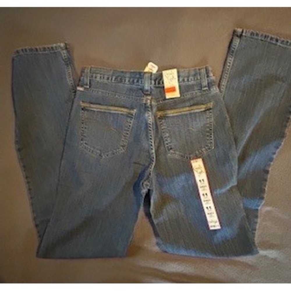 Crue Girl Jeans Women  Straight Stretch‎ Blue Denim NWT Size 11 X Long